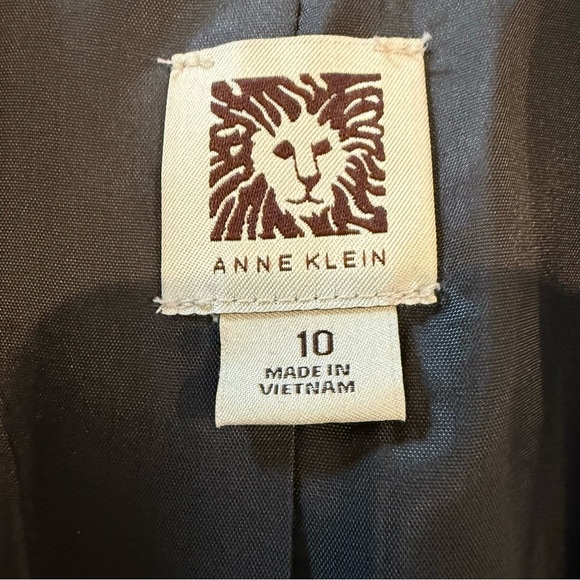 Anne Klein Blazer Gray Classic Lined Women’s Size 10 - Picture 10 of 12